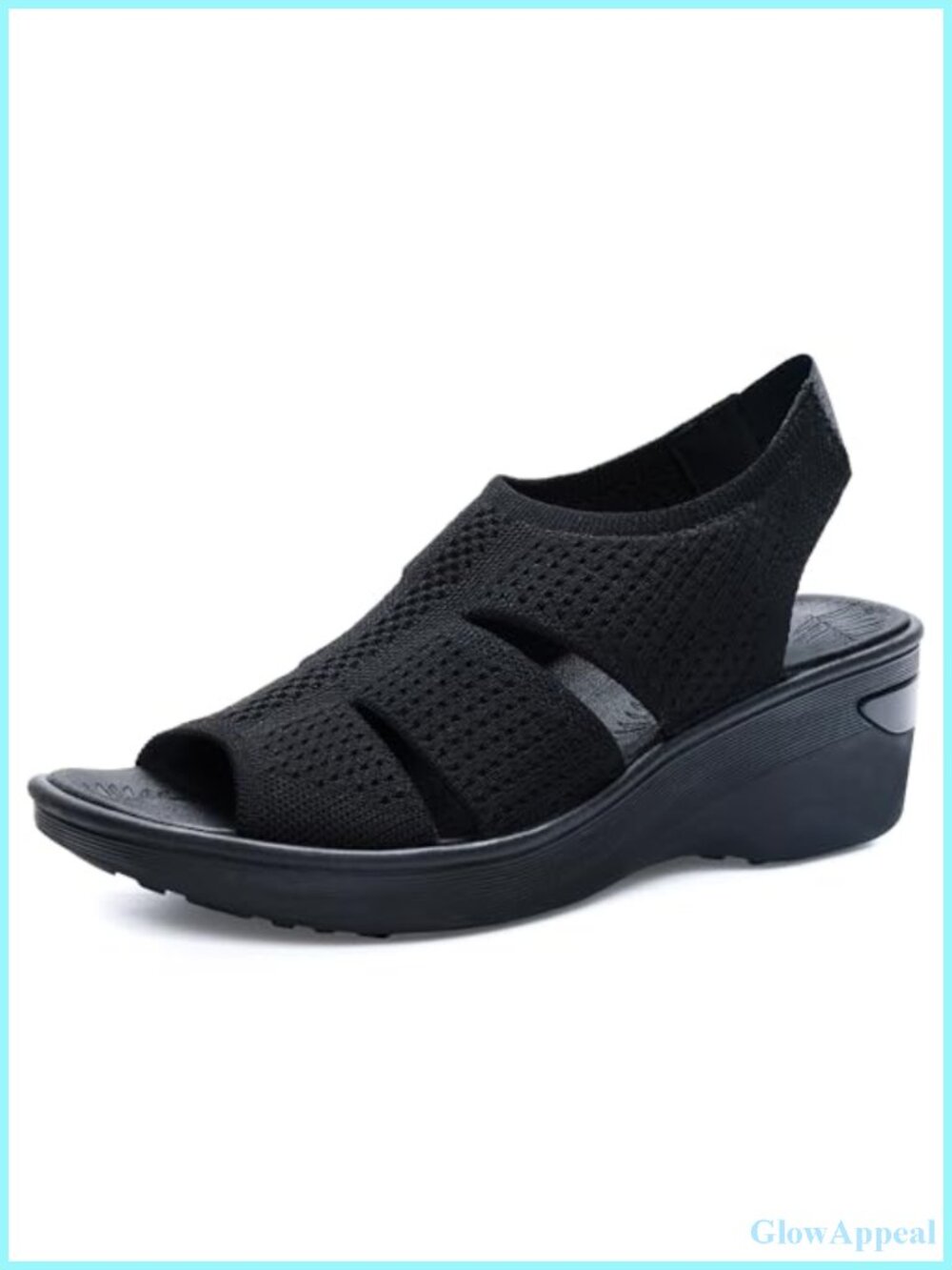 Women's Wedge Walking Sandals Arch Support Memory Foam Comfortable Summer Shoes